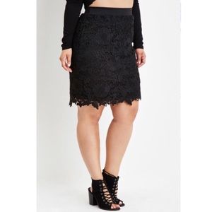 FOREVER21+ Floral Skirt